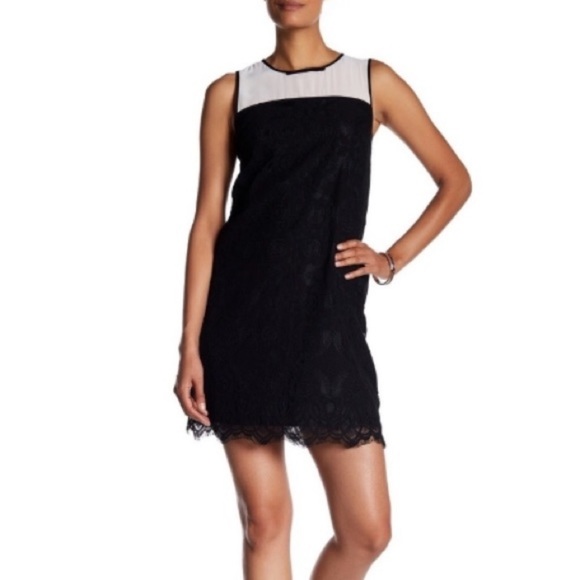 CeCe Dresses & Skirts - CeCe Black and White lace dress